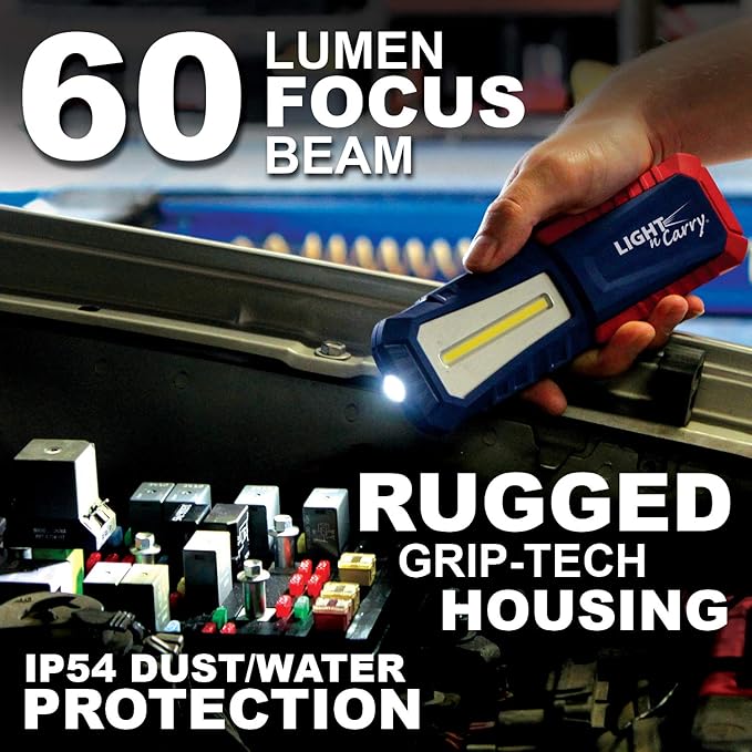 Clore Automotive Light-N-Carry LNC1341 Industrial Grade Rechargeable Work Light - 300 Lumen
