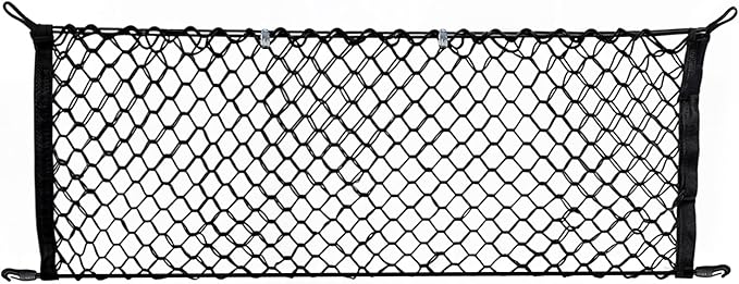 Envelope Style Trunk Mesh Cargo Net for Dodge Durango SXT GT SRT 1998-2026 - Car Accessories - Premium Trunk Organizers and Storage - Cargo Net for SUV - Vehicle Carrier Organizer for Dodge Durango