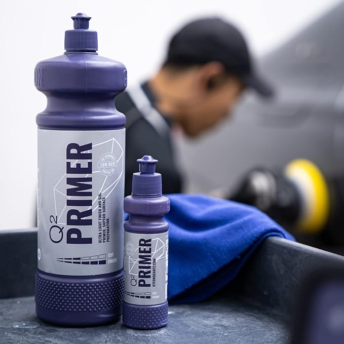 Gyeon Primer 120ml – SiO2 Coating for Paint Prep, Gloss & Smooth Finish – Pre-Coat Polish for Ceramic Coats Easy to Apply – Car Detailing Surface Enhancer – Increases Bonding & Shine, Polish