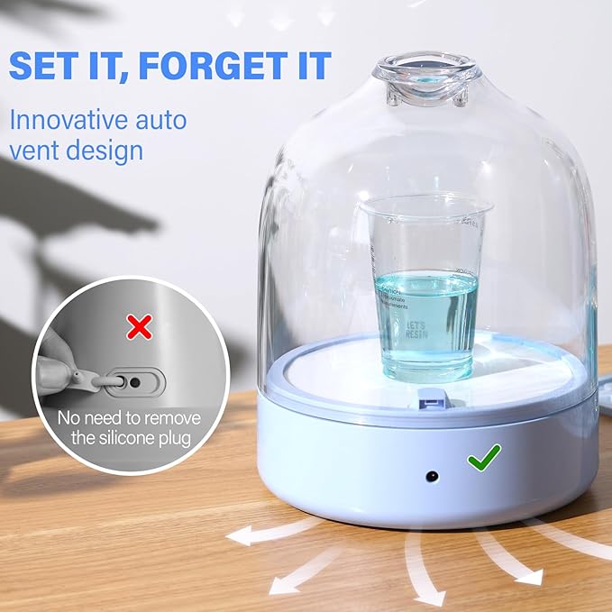 Bundle Resin Bubble Remover Machine and Heat Gun for Resin