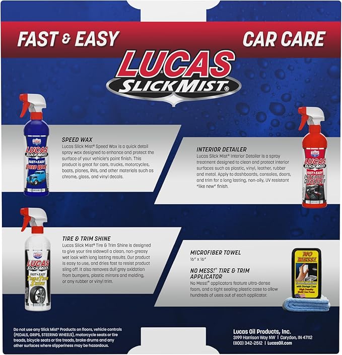 Lucas Oil 10558 Slick Mist Detail Kit