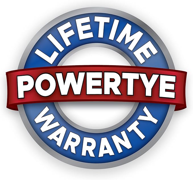 PowerTye 1.5in x 6.5ft Heavy Duty Ratchet Tie-Down Straps with Soft-Tye and Carabiner Hooks - 1,000 lb Working Load Limit / 3,000 lb Breaking Strength - Made in USA - Purple/Black (Pair)