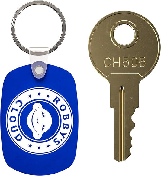 Robby's Cloud CH505 Replacement Key For Truck Tool Boxes and Paddle Handle Tool Boxes Marked CH-505 - Comes Keychain - Key style May Vary (1-Pack)