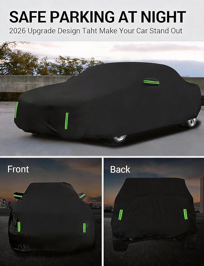 Proadsy Car Cover Custom Fit for Kia Sorento 2021-2024 2025 2026, Waterproof All Weather for Automobiles, Full Exterior Cover Rain Snow Sun Protector Indoor Outdoor Car Cover