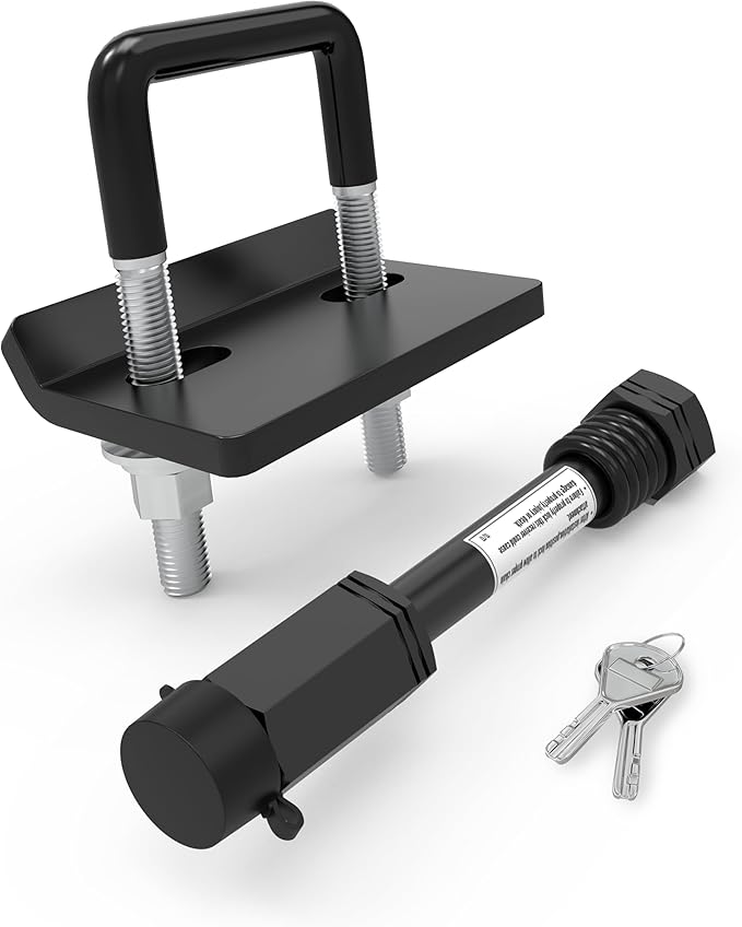 DEEAGLE Trailer Lock Set and Anti Rattle Hitch Pin Kit (2 inch)