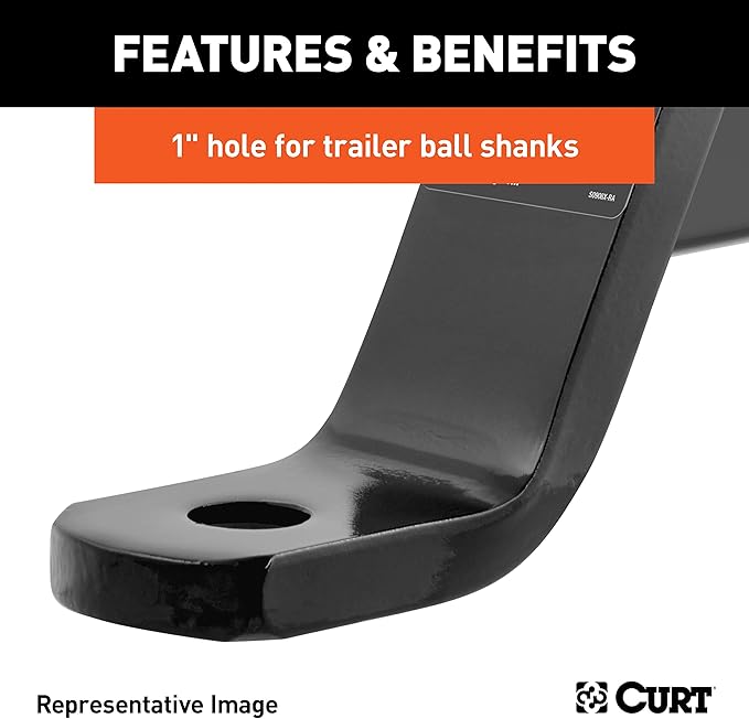 CURT Manufacturing 45240 Dual-Length 2" Ball Mount