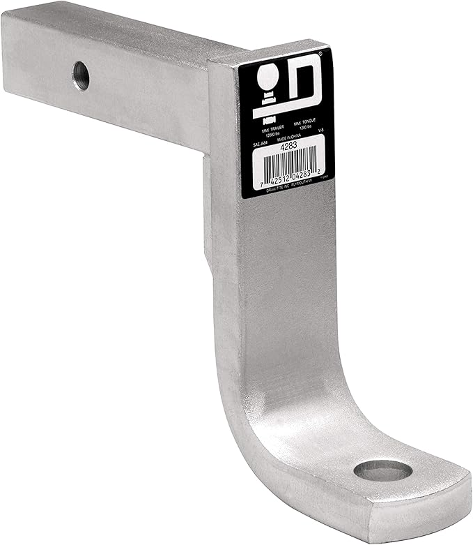 Draw-Tite 4283 Ultra Frame 2" Zinc Ball Mount with 1-1/4" Ball Hole