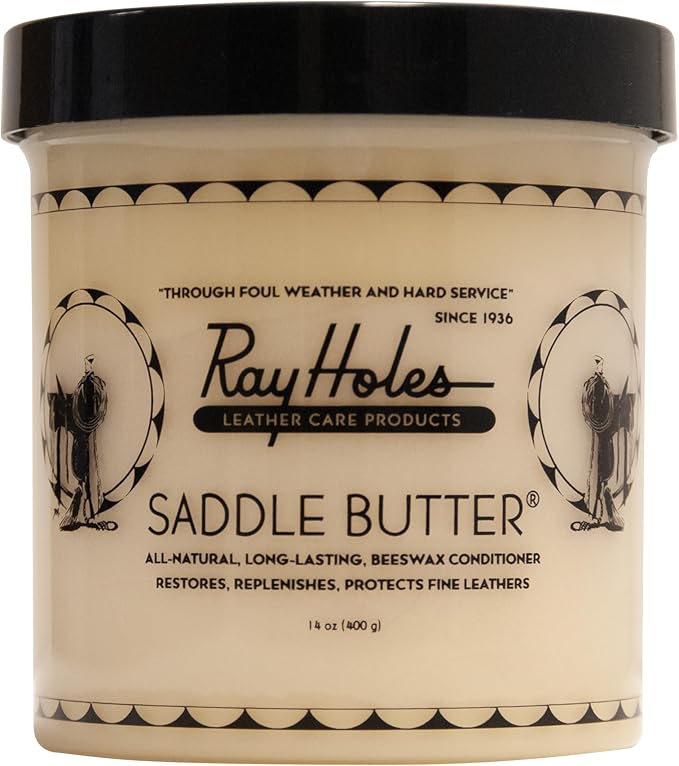 Ray Holes Saddle Butter, Ideal For Use on Saddles, Boots, Chaps, Gun Scabbards, Luggage, Holsters, Bridles and Tooled Leather And More, Pint Size