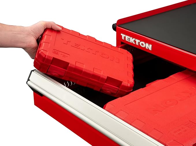 TEKTON 3/8 Inch Drive Deep 6-Point Impact Socket Set, 19-Piece (6-24 mm) - Case | SID91303