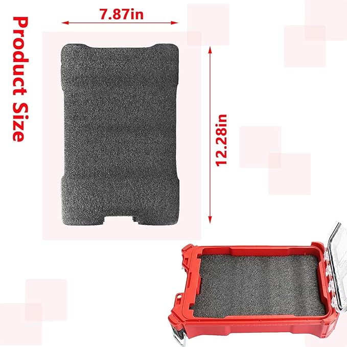 48-22-8435 packout foam inserts for Milwau-kee packout Drawer foam tool box inserts（2 pcs）