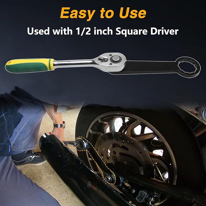 Rear Axle Wrench 36mm, Rear Wheel Axle Torque Wrench Hand Tool 36mm for Motorcycle