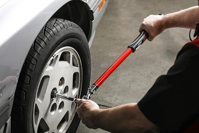 ARES 43008-1/2-Inch Drive Flex Head Electronic Digital Torque and Torque Angle Wrench - 25-250 ft/lbs (34-340Nm) - Reversible Sealed Head - Multi-Alert Prevents Over-Torquing