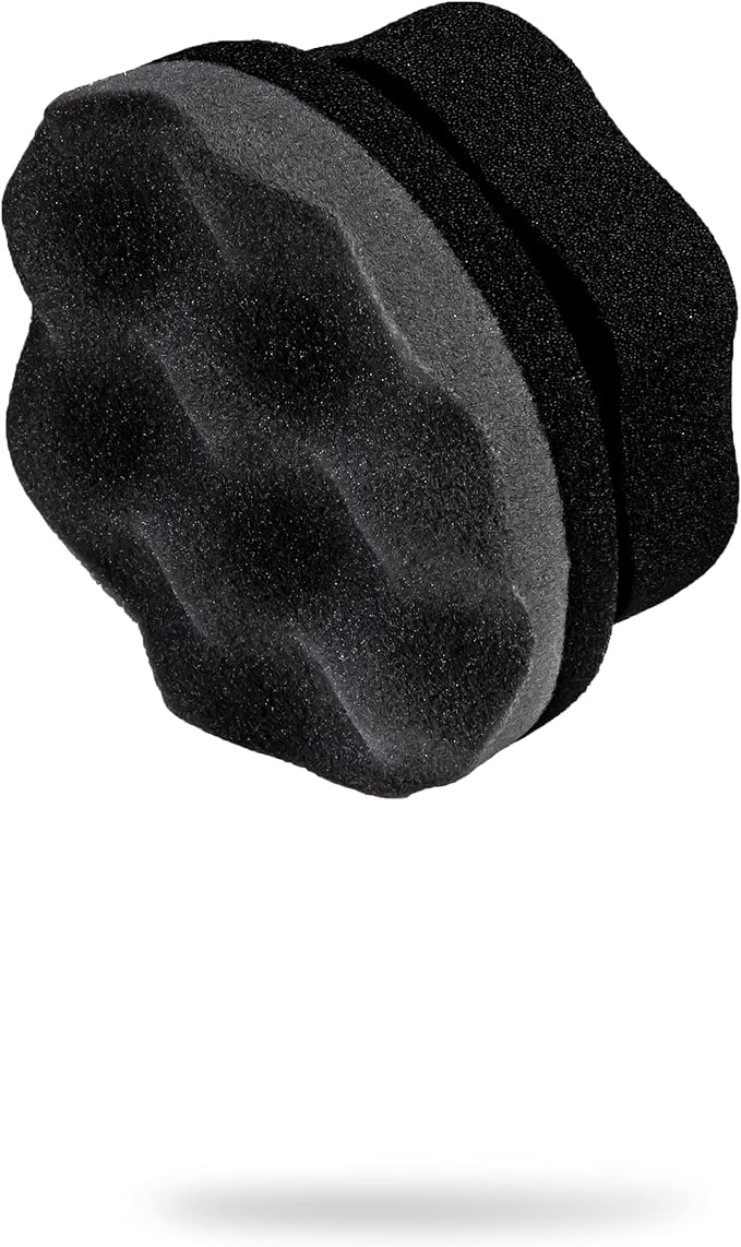 Adam's Polishes Pro Tire Hex Grip Applicator - Tire Shine Car Detailing Foam Sponge Tool | Car Cleaning Supplies After Car Wash leaner | for Vinyl Rubber & Trim Accessories | Wheel & Rim Cleaner