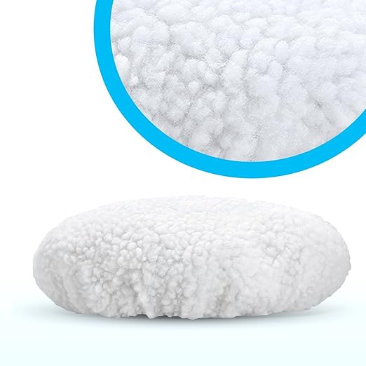 Car Polisher Pad Wool Bonnet Buffing Wheel Polishing Pad Waxer Pads for Car Buffer Bonnets Polisher, 5 Pieces (9"-10")
