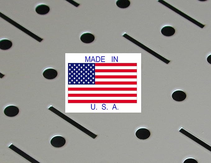 Wall Control Pegboard 32in x 16in Gray Metal Pegboard Tool Board Panel