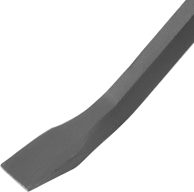 GreatNeck WR12 12-Inch Wrecking Bar, Pull Nails, Pry Apart Wood, Goosenecked Nail-Pulling End Provides Leverage for Heavy Pulling, Bent Chisel Head for Prying and General Demo
