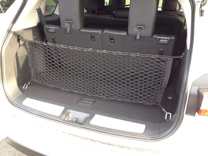 Envelope Style Trunk Mesh Cargo Net for Infiniti JX35 QX60 + HYBRID 2013 - 2025, Automotive Exterior Accessories - Car Trunk Storage Organizers, Cargo Bed Net for Car, Smart Vehicle Storage Organizer