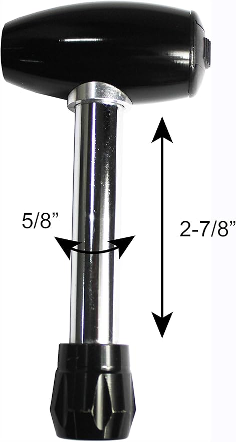 MaxxHaul 70367: 5/8" Forged Steel Rotating Hitch Lock with Anodized Aluminum Locking Head