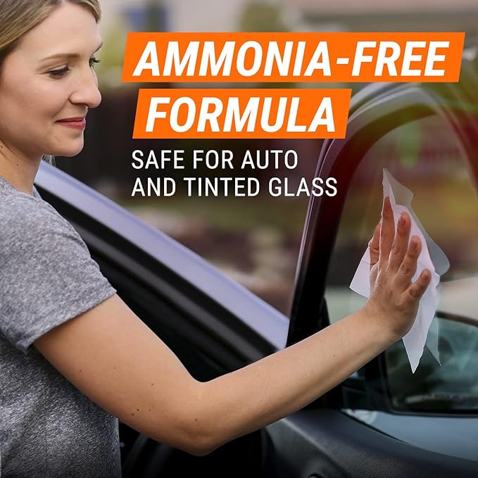 Armor All Car Glass Wipes, Auto Glass Cleaner for Film and Grime, 30 Count (Pack of 2)