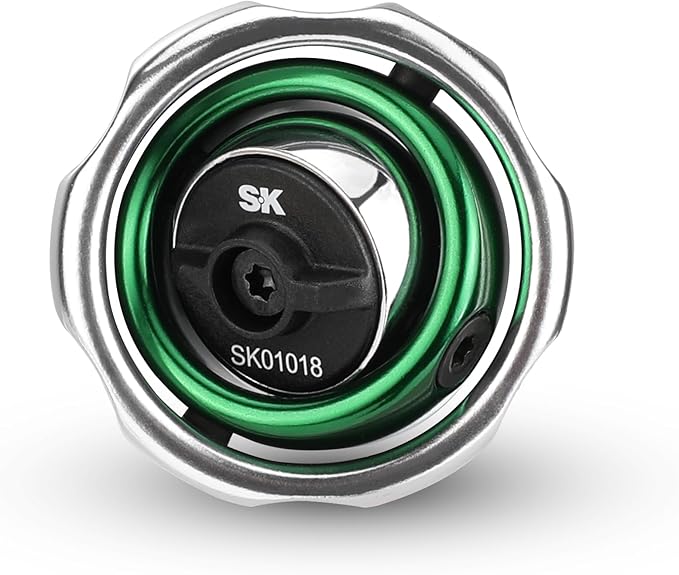 SK 1/4" Drive Gimbal Ratchet, 72 Tooth Gimbal Palm Ratchet, with Reversible Lever, Ideal for Tight Space