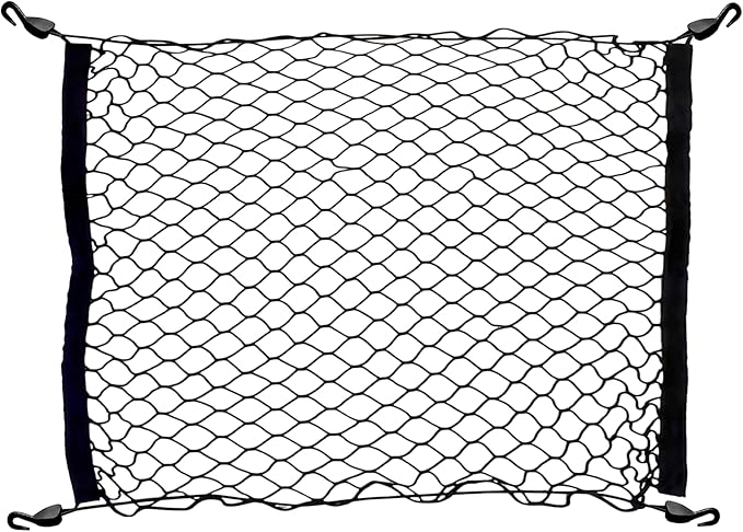 Rear Trunk Floor Style Mesh Cargo Net for Toyota RAV4 LE XLE 2019-2025 - Car Accessories - Premium Trunk Organizer and Storage - Cargo Net for SUV - Vehicle Carrier Organizer for Toyota RAV4