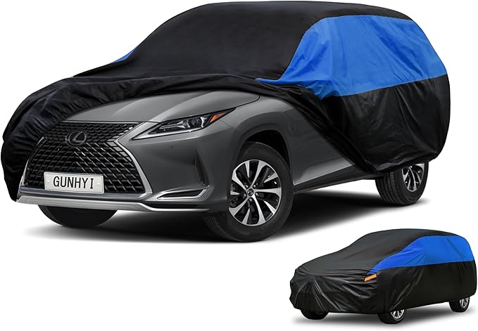 Lexus Car Cover Custom Fit Lexus RX RX300 RX330 RX350 RX400 RX450 RX500 (1997-2015) Waterproof All Weather, Lightweight Full Exterior Cover Outdoor Sun UV Rain Snow Wind Dust Protection.