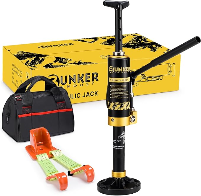 BUNKER INDUST Portable Hydraulic Recovery Jack with Lift Mate, 4x4 Off Road Lift Jack for SUV ATV UTV, 19,400 lbs Lifting Capacity