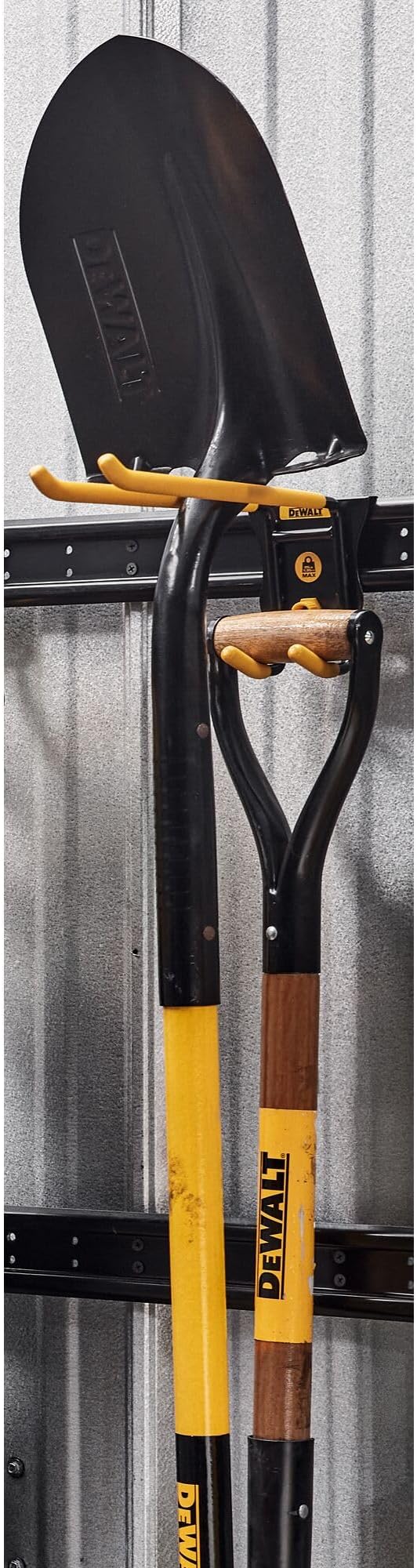 DEWALT Tool Organizer, Standard Double Hook for Long Handled tools, DEWALT Workshop Storage System Compatible (DWST82815)