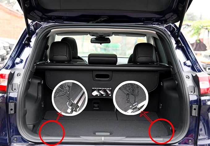 Kaungka Cargo Net Nylon Rear Trunk Compatible for 2014 2015 2016 2017 2018 2019 Jeep Cherokee