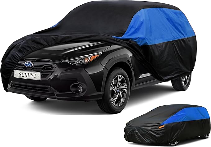 Subaru Car Cover Custom Fit Subaru Crosstrek Waterproof All Weather, Lightweight Full Car Cover Outdoor Sun UV Rain Dust Snow Wind Protection.