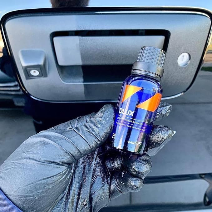 CARPRO CQUARTZ DLUX Wheel and Trim Coat 30mL - Ceramic Coating UV Protection for Wheels and Exterior Plastics, Rubber, and Metals