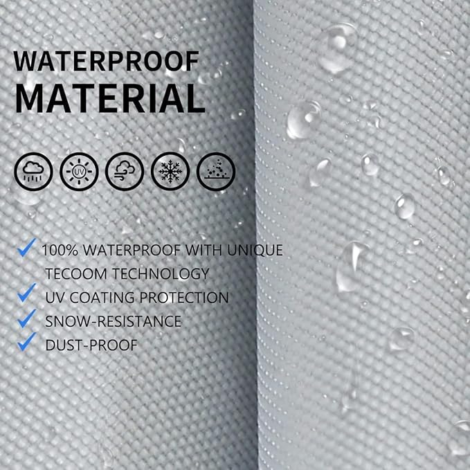 Tecoom Car Cover Windproof for All Weather, Fit for Mazda MX-5, Alpine A110, Audi TT Coupe, Toyota GR86, Subaru BRZ, Nissan 370Z, Porsche 718, BMW Z4 etc, 167-172" Length Coupe/Convertible/Sport Car