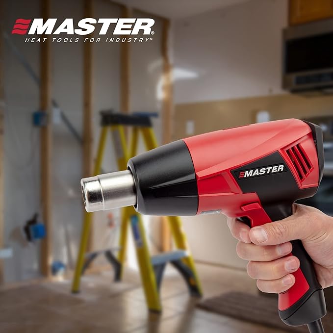 Master Appliance Proheat PH-1400A Professional Heat Gun - Programmable Backlit LCD Display, Quick Change Heating Element, 1560W, 13A, 120V, Engineered in the USA