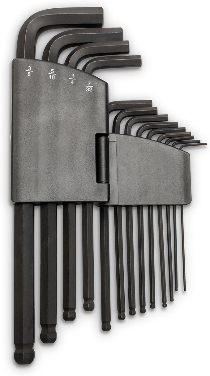 GEARWRENCH 13 Piece Long Ball End SAE Hex Key Set - 83524