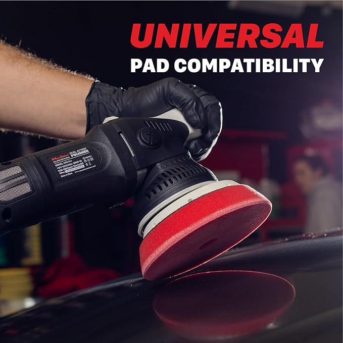 Maxshine M15 Pro Dual Action Polisher – 15mm Long Throw, 1000W Power, 5″ Backing Plate, Variable Speed 2,500–5,000 OPM, Low Vibration Ergonomic – Professional Car & Marine Paint Correction Buffer