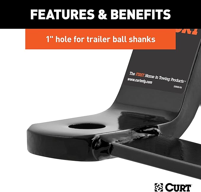 Curt Manufacturing 45820 Sway Tab Ball Mount