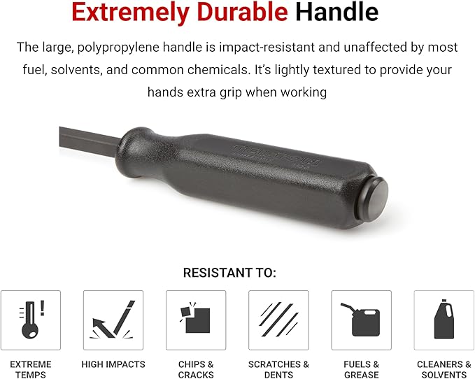 TEKTON 12 Inch Angled End Handled Pry Bar | LSQ42012 | Made in USA