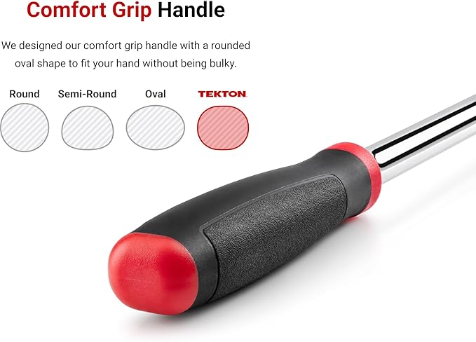 TEKTON 3/8 Inch Drive Quick-Release Comfort Grip Ratchet Set, 4-Piece (4-1/2, 8, 12, 18 in.) | SRH91107