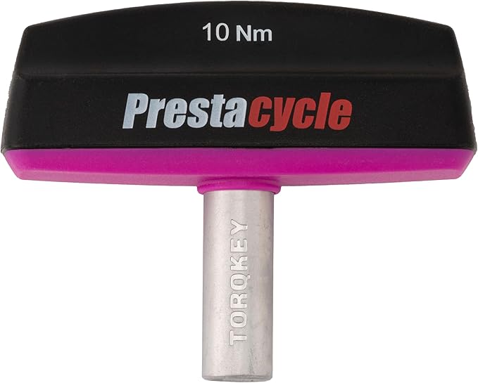 Prestacycle Pro TorqKeys 10Nm T-Handle Torque Limiting Tool – Torque Wrench Bit with Ergonomic Low-Profile Grip, Magnetic 1/4" Hex Bit Retention, Durable Zinc Shaft
