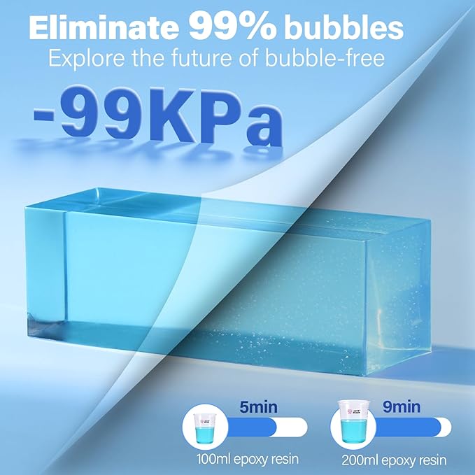 Bundle Resin Bubble Remover Machine and Heat Gun for Resin