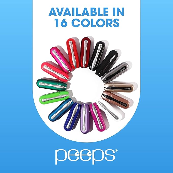 CarbonKlean Peeps Eyeglass Lens Cleaner - Efficient and Durable Carbon Microfiber Technology - Exclusively Used by NASA - 500 Uses (Injected Blue)