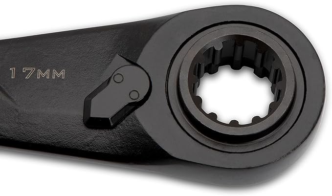 Crescent 2 Piece X6 4-in-1 Black Oxide Spline Ratcheting Metric Wrench Set - CX6DBM2