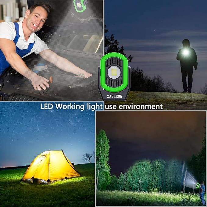 Upgrade 780 Lumens Little Cyclopia LED Rechargeable Work Light,Rechargeable Magnetic Work Light,USB Rechargeable Work Lights for Mechanics Workshop