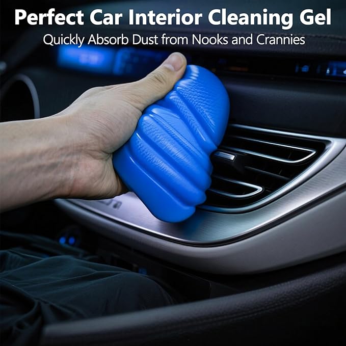 Car Cleaning Gel Car Clean Putty, Car Interior Cleaner Slime, Car Putty Auto Detailing Tools Kit Supplies Car Accessories, Perfect Dust Remover, Christmas Stocking Stuffers Gifts for Men Women