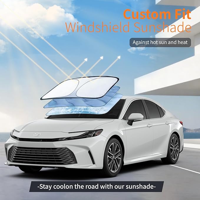 Waterproof Car Cover All-Weather, Heavy-Duty Outdoor Full Exterior Automobiles Snow Cover for Sedan 186-193 inch with Sun Visor,Zippered & Storage Bag - Black