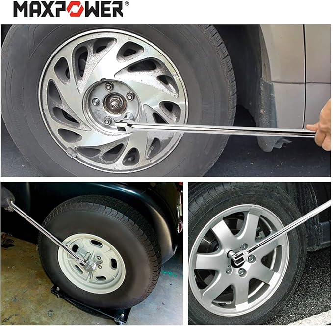 MAXPOWER 24-Inch Breaker Bar 1/2-Inch Drive Flex Handle