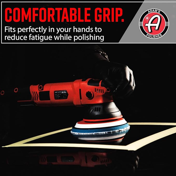 Adam's Polishes SK Pro 15mm Car Polisher - Professional Buffer Polisher For Car Detailing | Use W/Car Polish, Polishing Compound, or Car Scratch Remover | Car Wash Clay Bar Ceramic Coating