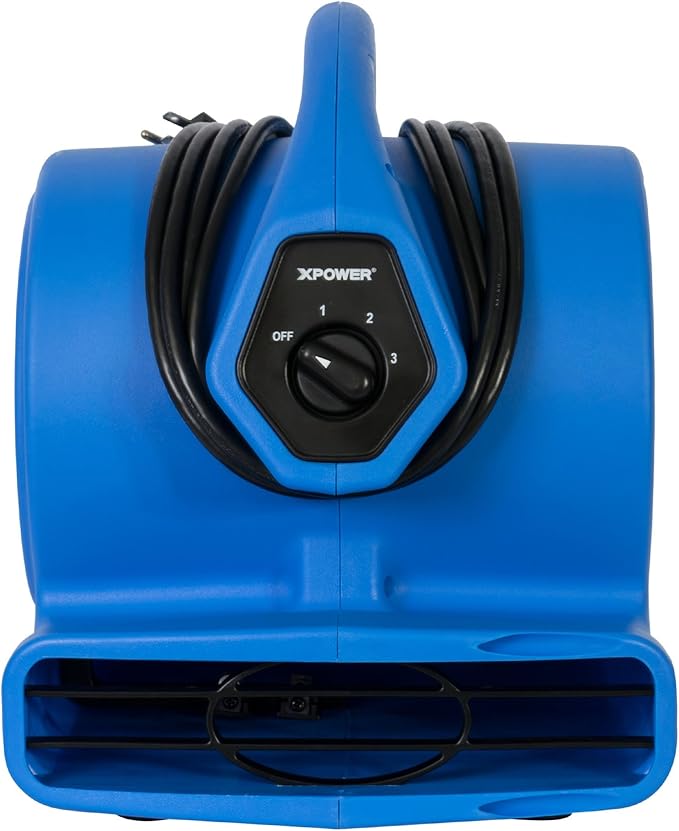 XPOWER P-150N Freshen Aire Scented Air Mover Scent Diffusing Fan + Ionizer for Immediate Scenting, Cooling, Ventilating, & Drying of Large Areas