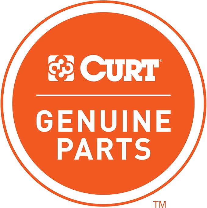 CURT 45148 Trailer Hitch Mount, 2-Inch Ball, Pin, Fits 1-1/4-In Receiver, 3,500 lbs, 3-1/4" Drop, GLOSS BLACK POWDER COAT