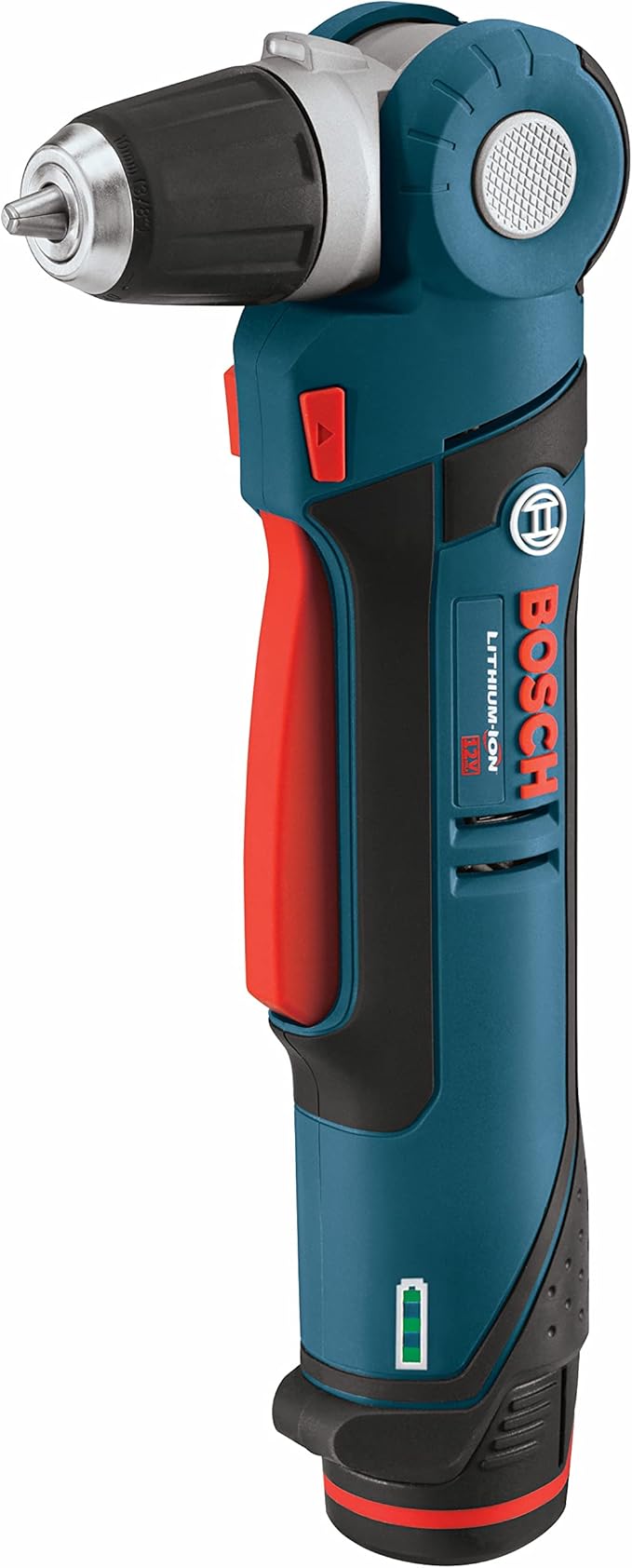 BOSCH PS11-102 12-Volt Lithium-Ion Max 3/8-Inch Right Angle Drill/Driver Kit with BOSCH 24 Piece Impact Tough Screwdriving Custom Case System Set SDMS24, 24pc